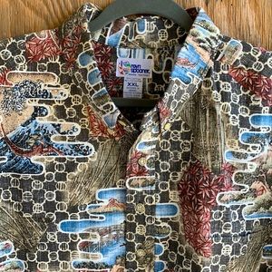 reyn spooner Edo Period Pullover Aloha Shirt - XXL